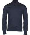 T6010 6010 Tee Jays Half Zip Sweater Navy colour image